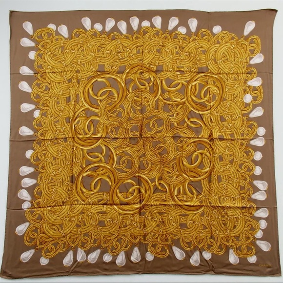 CHANEL Silk Scarf - Picture 1 of 4